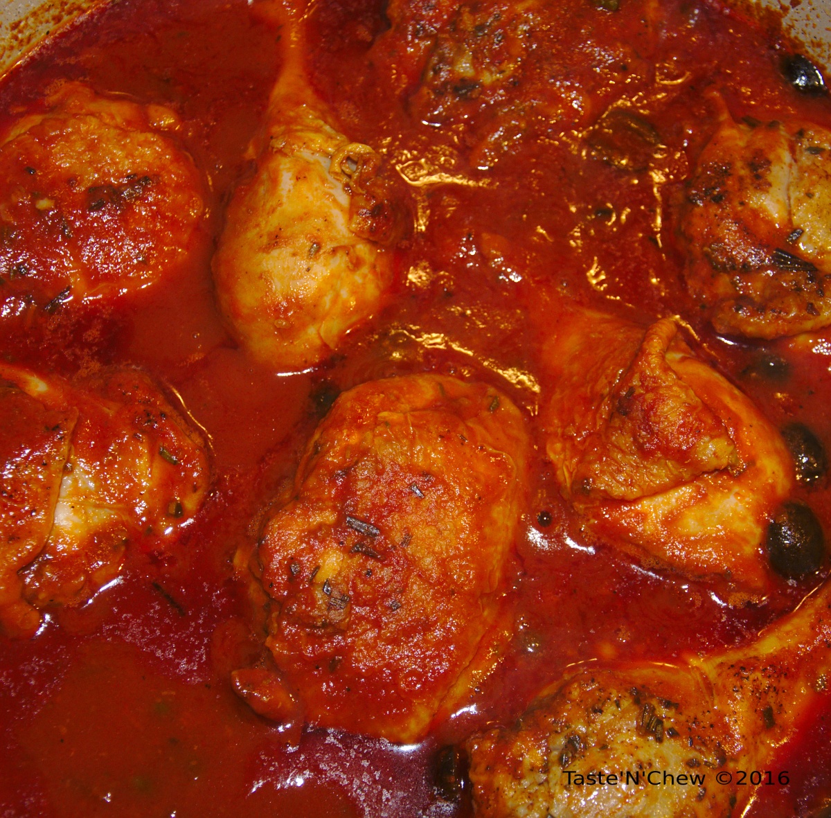Pollo alla Cacciatora – Umami-Huhn – Taste&amp;#39;N&amp;#39;Chew